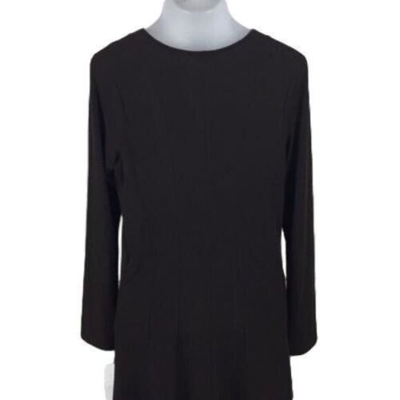 Liz Lange For Target Womens V-Neck A-Line Maternity Dress Brown Size L - Picture 6 of 8